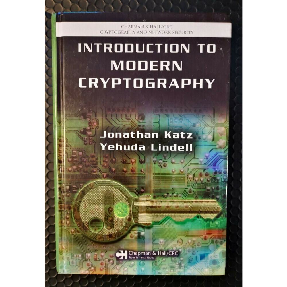 Introduction‎ To Modern Cryptography by Katz Jonathan TextBook